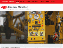 Tablet Screenshot of industrialmarketing.com.au